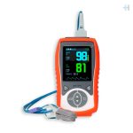 Professional Pulse Oximeter, 3 SpO2 PR and Temperature Parameters, Portable Medical Monitor with 2.8” LCD Screen, Adult and Pediatric Use, High Precision - Image 6