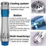 Portable Shockwave Therapy Machine | Deep Tissue Muscle Massager for Back, Waist, Leg & Golf Elbow Pain Relief | 7 Massage Heads - Image 7