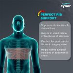 Tynor Rib Belt | Rib Support Belt for Chest & Rib Cage Support | Adjustable Thoracic Belt - Image 4