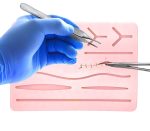 Suture Practice Kit (18 Pieces) for Student Suture Training, Include Suture Pad with 14 Pre-Cut Wounds, Suture Tools, Suture Thread & Needle (Complete Kit) - Image 2