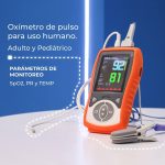 Professional Pulse Oximeter, 3 SpO2 PR and Temperature Parameters, Portable Medical Monitor with 2.8” LCD Screen, Adult and Pediatric Use, High Precision - Image 5
