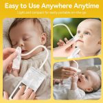Baby Nasal Aspirator Manual Hand Pump | Non-Invasive Nose Cleaner for Baby & Toddler | 2-Finger Handle - Image 6