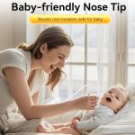 Baby Nasal Aspirator Manual Hand Pump | Non-Invasive Nose Cleaner for Baby & Toddler | 2-Finger Handle - Image 4