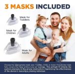 Classic Choking Rescue Device for Baby with Strong Suction One-button operation, 3 masks for all ages, dual one-way valves, portable, wall-mountable – for assisted/self-rescue - Image 5