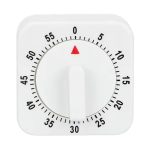 60 Minutes Kitchen Timer Countdown Alarm Reminder HILIFE Cooking Tools Mechanical Timer White Square