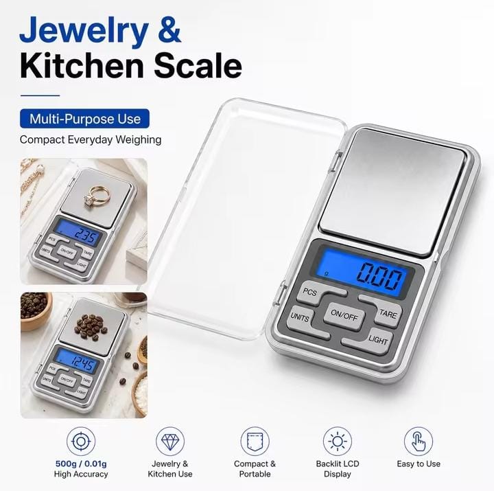 WhatsApp-Image-2026-09-09-at-6.08.32-PM.jpeg Stainless Steel Kitchen Scale 500g/0.1g – High Precision Digital Food Scale with LCD Display & Tare Function - Image 1