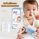 Baby Nasal Aspirator Manual Hand Pump | Non-Invasive Nose Cleaner for Baby & Toddler | 2-Finger Handle
