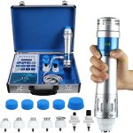 Portable Shockwave Therapy Machine | Deep Tissue Muscle Massager for Back, Waist, Leg & Golf Elbow Pain Relief | 7 Massage Heads